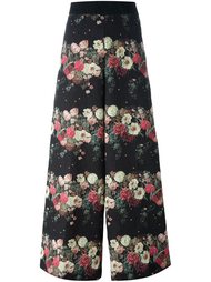 floral cloqué palazzo pants Antonio Marras