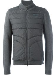 knitted sleeve padded jacket Hackett