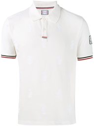 goose embroidered polo shirt Moncler Gamme Bleu