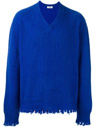 свитер с необработанными краями   MSGM