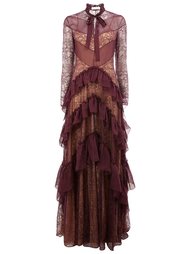 floral lace tiered gown  Zuhair Murad