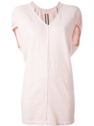 v-neck oversized T-shirt Rick Owens DRKSHDW
