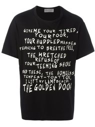 футболка с принтом Yohji Yamamoto