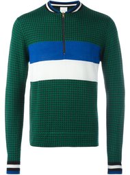 puppytooth zip neck sweater Paul Smith