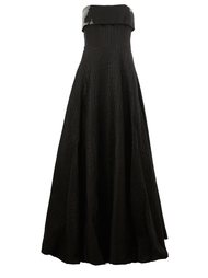 textured strapless dress Alex Perry