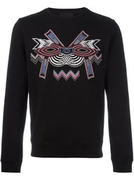 geometric embroidery sweatshirt Les Hommes