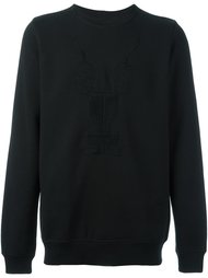embroidered long sleeve sweatshirt Rick Owens DRKSHDW