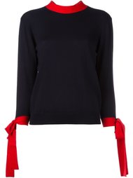 contrast detailing jumper MSGM