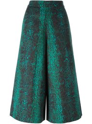 jacquard cropped palazzo pants Manoush