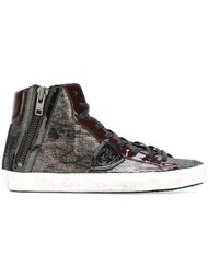 zipped hi-tops Philippe Model
