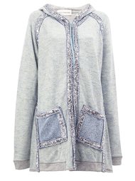 raw edge cardi-coat Faith Connexion