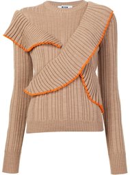 ruffled jumper MSGM