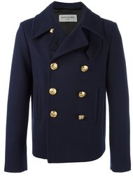 двубортный бушлат  Saint Laurent