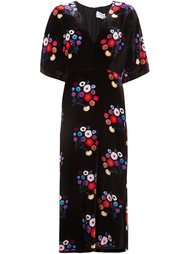 kimono style floral print dress Tanya Taylor