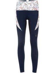 contrast floral waist leggings Lucas Hugh