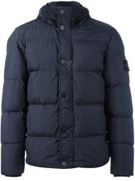 стеганый пуховик с капюшоном Stone Island