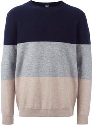 полосатый джемпер с круглым вырезом Eleventy