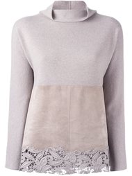 lace detail jumper Fabiana Filippi