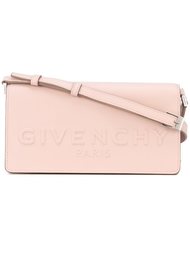 сумка через плечо с тисненым логотипом Givenchy