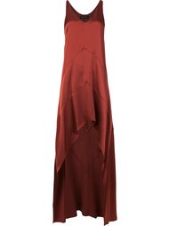 асимметричное шелковое платье Narciso Rodriguez