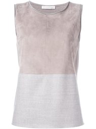 colour block sleeveless blouse Fabiana Filippi