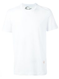 embroidered logo T-shirt Raf Simons