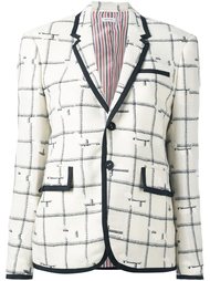 блейзер в клетку Thom Browne