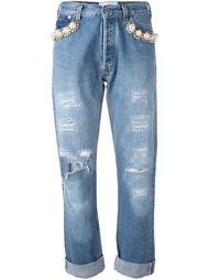 джинсы 'Bou Perlee Catene' Forte Couture