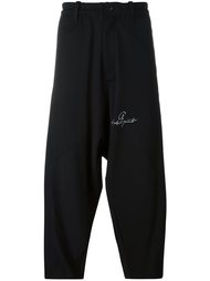 брюки с заниженной проймой Yohji Yamamoto