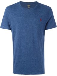 футболка с вышитым логотипом Polo Ralph Lauren