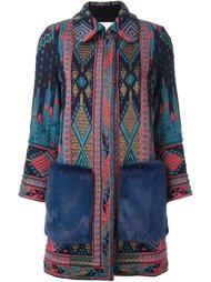 ethnic pattern coat Giada Benincasa