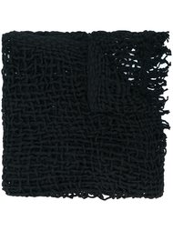 chunky knit scarf  Yohji Yamamoto