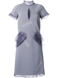 платье с оборками  Christopher Kane