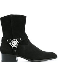 lion head detail boots Versus