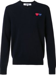 'Double Heart' jumper Comme Des Garçons Play