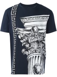 column print T-shirt Versus