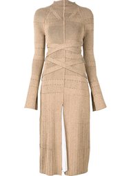 бандажное платье с высоким горлом Proenza Schouler
