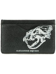 кошелек для карт с львиным черепом Alexander McQueen