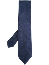 галстук с узором зигзаг Brioni