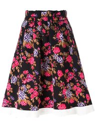 жаккардовая юбка с цветочным принтом MSGM