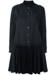 pleated poplin shirt dress Sacai
