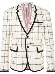 блейзер в клетку Thom Browne