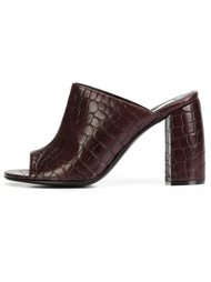 crocodile effect mules Stella McCartney