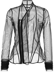 sheer fitted jacket Rick Owens Lilies