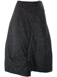 asymmetric zipped skirt Rundholz