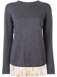 pleated back jumper Erika Cavallini