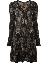 жаккардовое платье  Roberto Cavalli