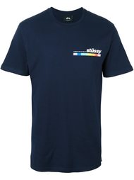 футболка 'Color Bar'  Stussy