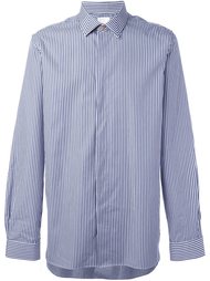рубашка в полоску с потайной застежкой Paul Smith