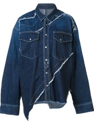 oversized denim shirt  Miharayasuhiro